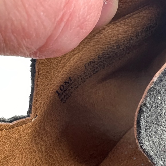 Susina Women’s Carina Lea Olive Suede Open Toe Heel Booties - Size 10 - Picture 11 of 11